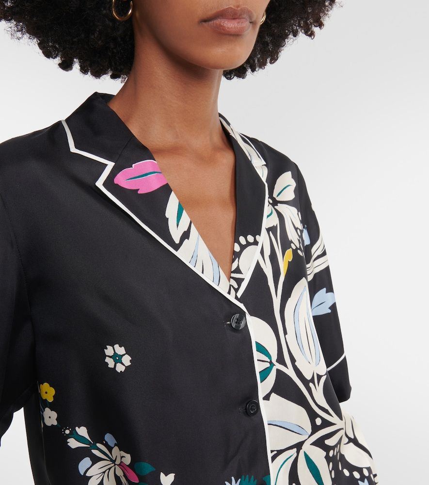 Camisa de seda floral - Dorothee Schumacher - Modalova