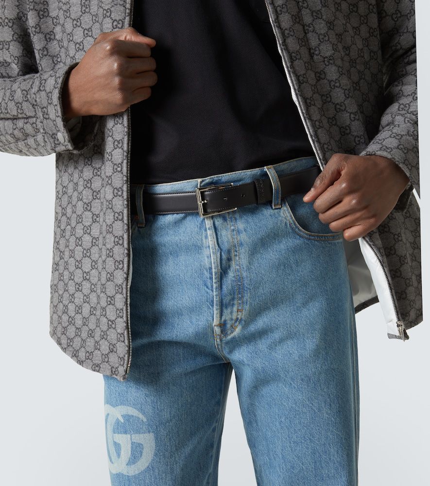 Gucci Wendbarer Gürtel aus Leder - Gucci - Modalova