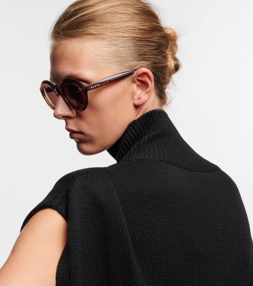 Alaïa Runde Sonnenbrille - Alaia - Modalova