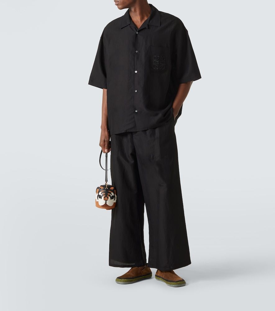 Paula's Ibiza cropped toile wide-leg pants - Loewe - Modalova
