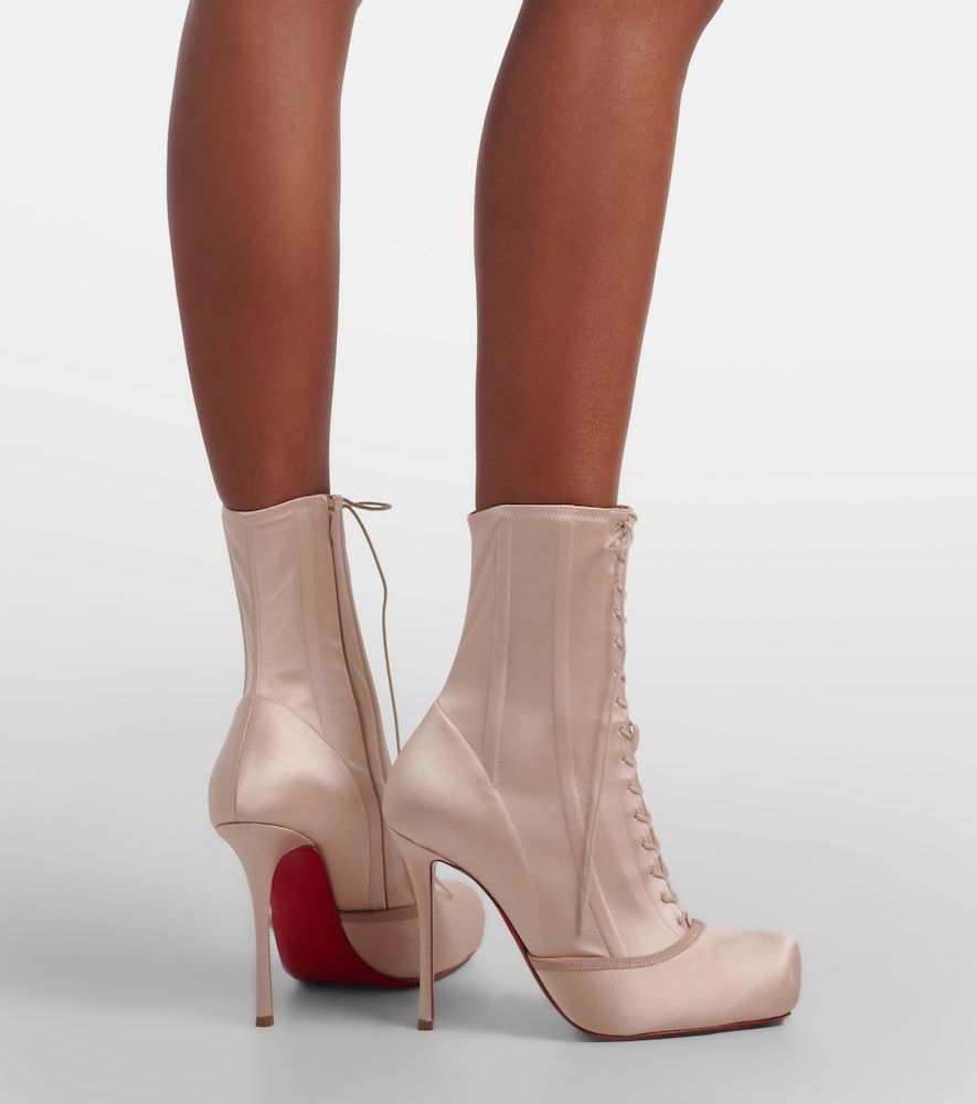 Ankle Boots Pavlova aus Satin - Christian Louboutin - Modalova