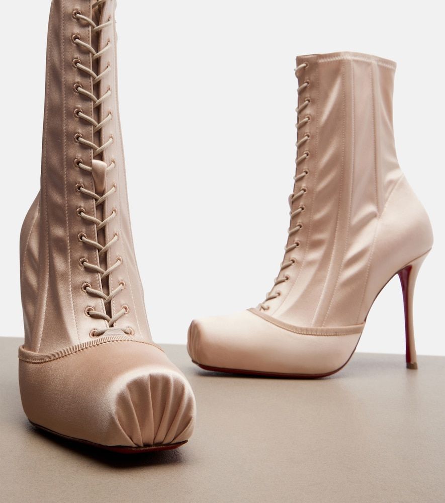 Ankle Boots Pavlova aus Satin - Christian Louboutin - Modalova