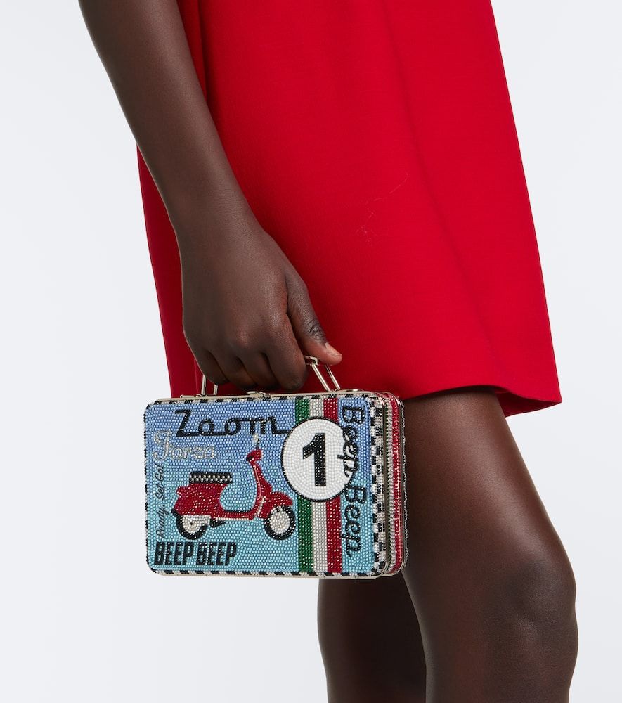 Verzierte Clutch Lunch Box Beep Beep - Judith Leiber Couture - Modalova