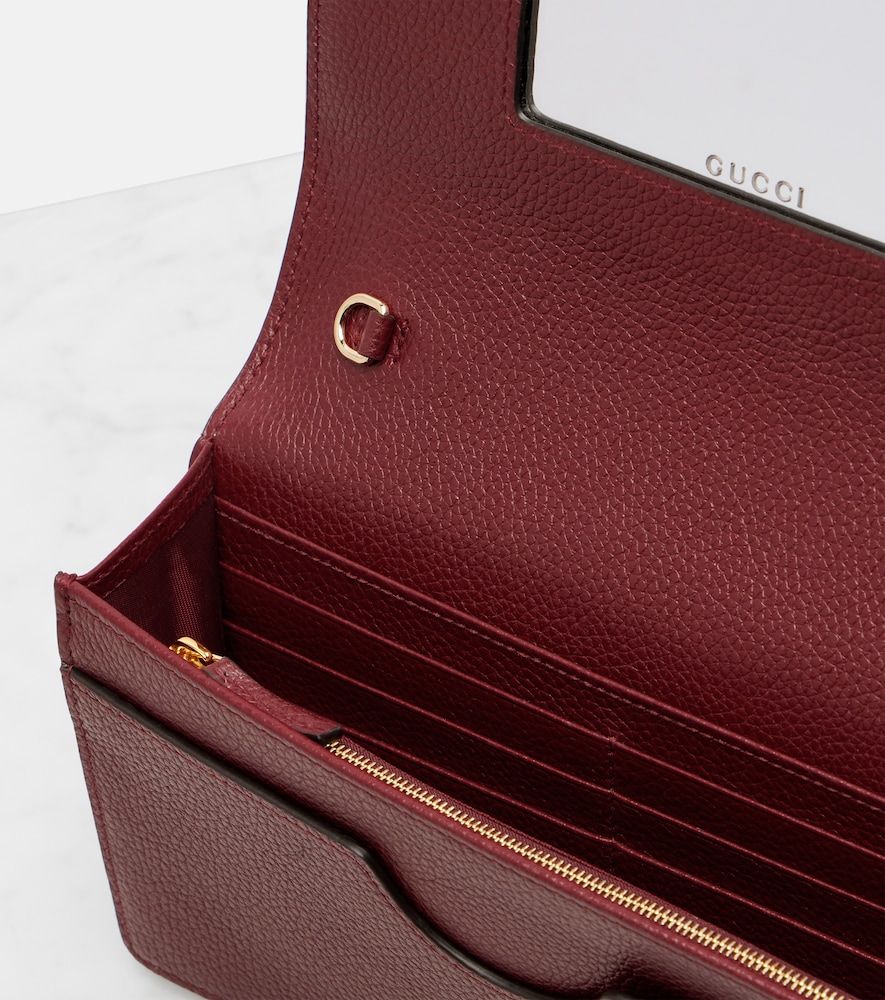 Cartera con cadena GG Marmont Petite de piel - Gucci - Modalova