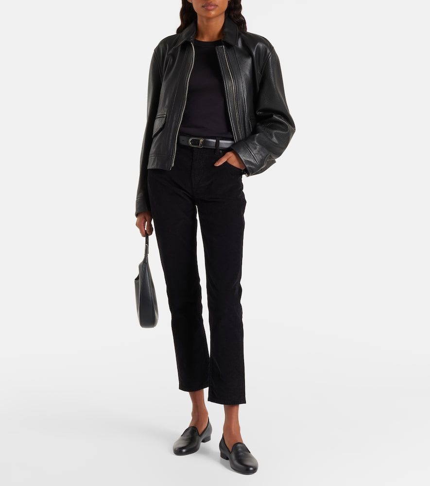 Pantlaoni slim Ex Boyfriend a vita media - AG Jeans - Modalova
