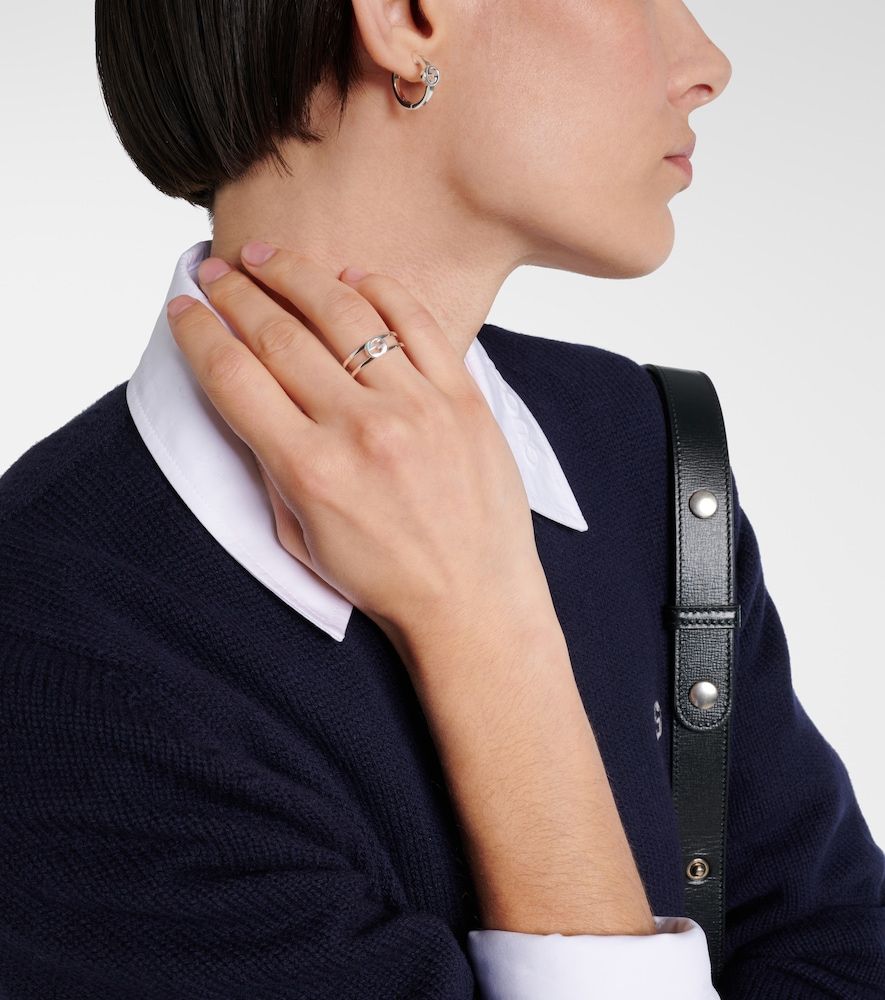 Anello Interlocking G in sterling - Gucci - Modalova