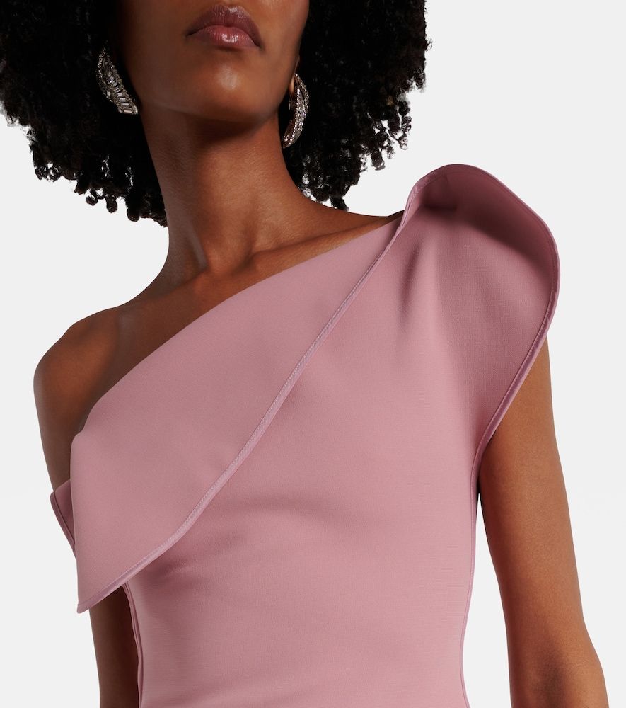Provenance ruffled one-shoulder crepe gown - Maticevski - Modalova