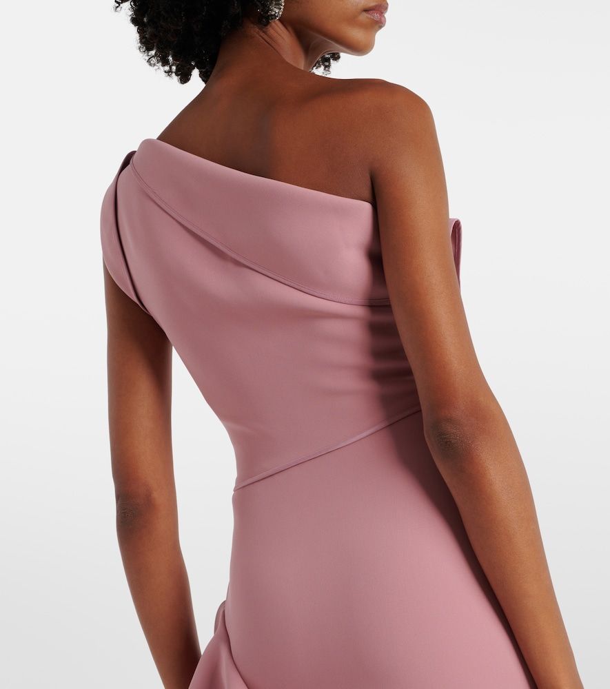 Provenance ruffled one-shoulder crepe gown - Maticevski - Modalova