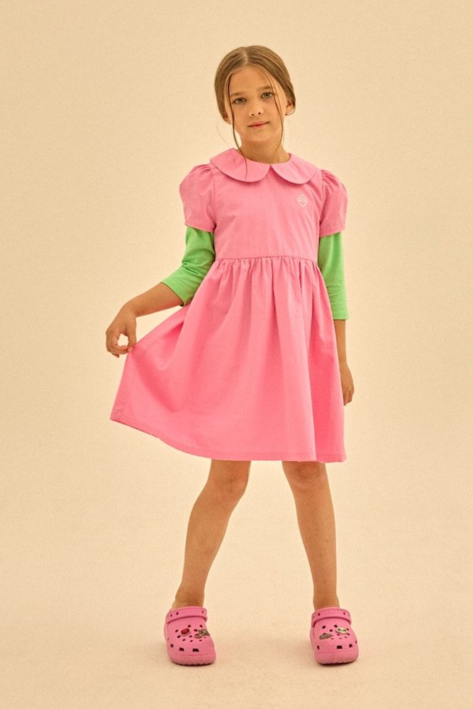 Vestido de algodón con plisado - Jellymallow - Modalova