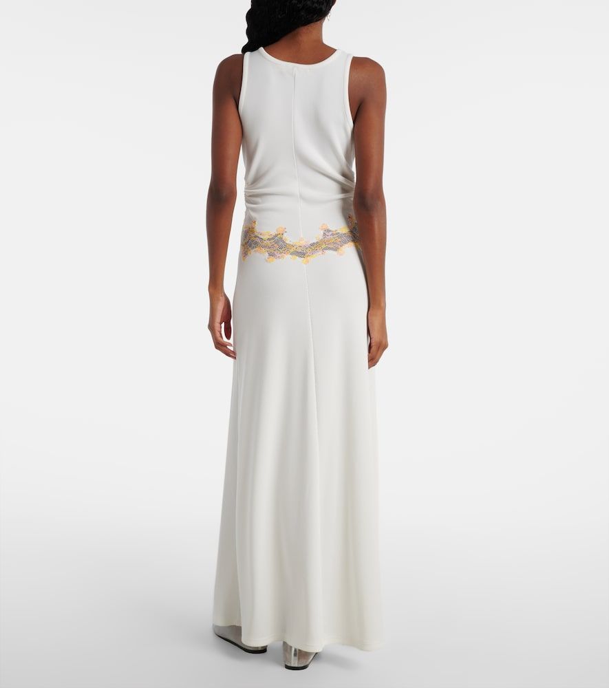 Abito lungo Crystal Orbit con pizzo - Christopher Esber - Modalova