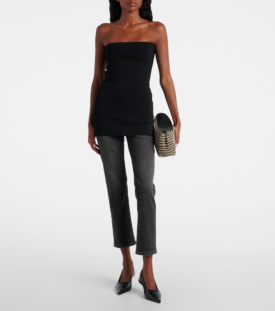 Jeans slim cropped a vita media - AG Jeans - Modalova