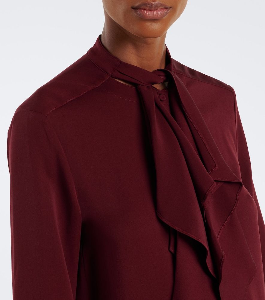 Max Mara Tie-neck silk blouse - Max Mara - Modalova