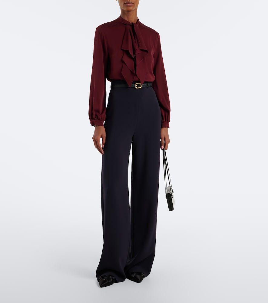 Max Mara Tie-neck silk blouse - Max Mara - Modalova