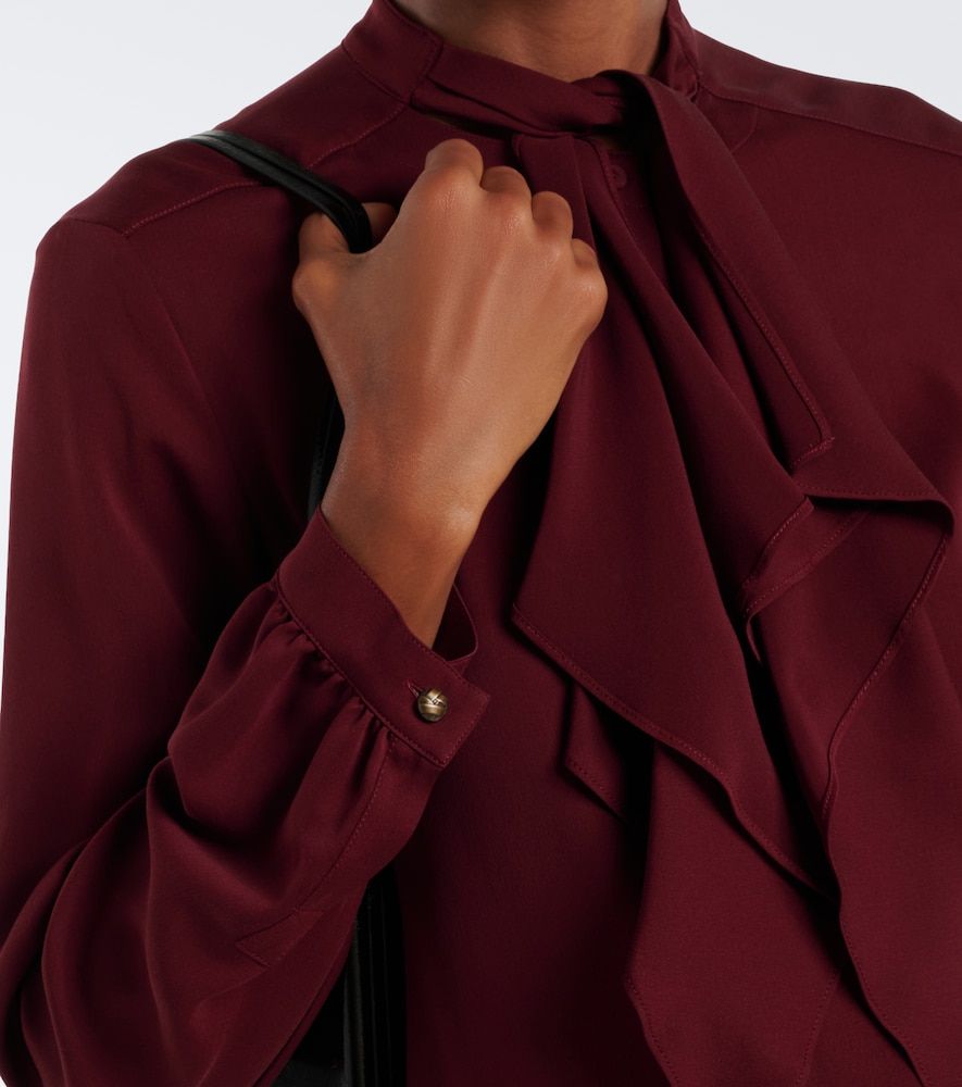 Max Mara Tie-neck silk blouse - Max Mara - Modalova