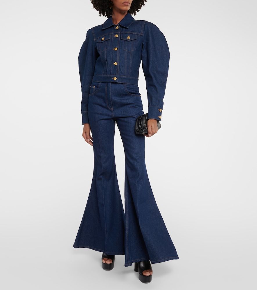 Jeans flared de tiro alto - Nina Ricci - Modalova