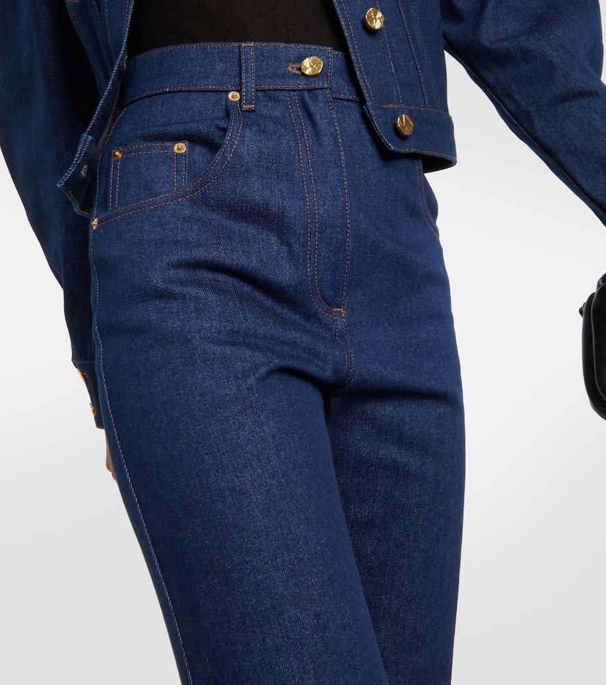 Jeans flared de tiro alto - Nina Ricci - Modalova