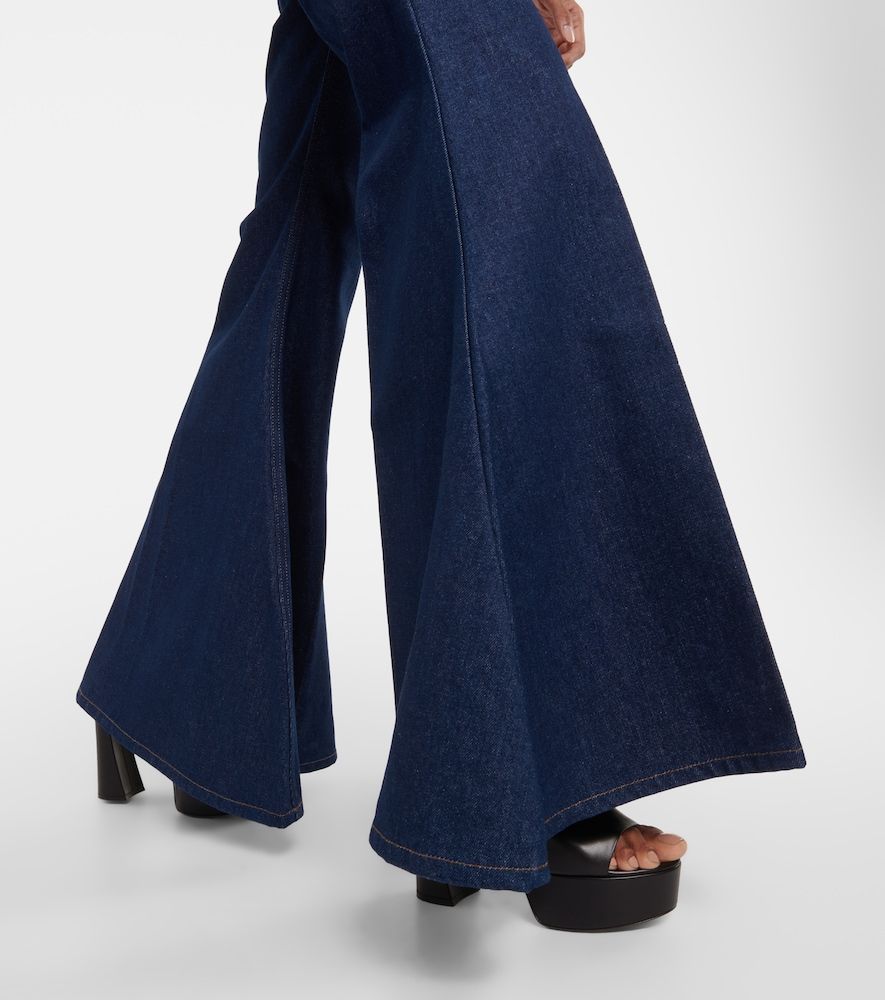 Jeans flared de tiro alto - Nina Ricci - Modalova