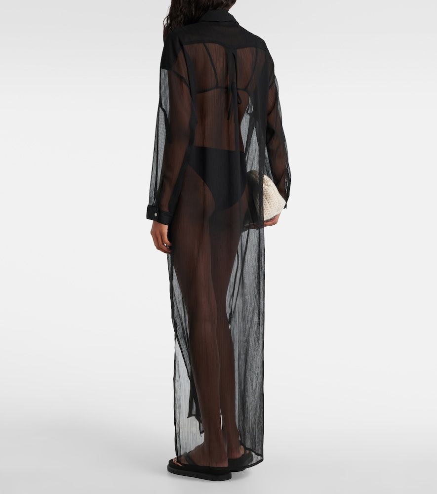 Jade Swim Mika mesh shirt dress - Jade Swim - Modalova