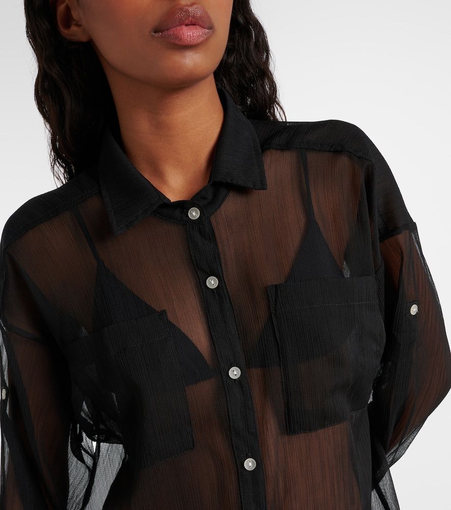 Jade Swim Mika mesh shirt dress - Jade Swim - Modalova