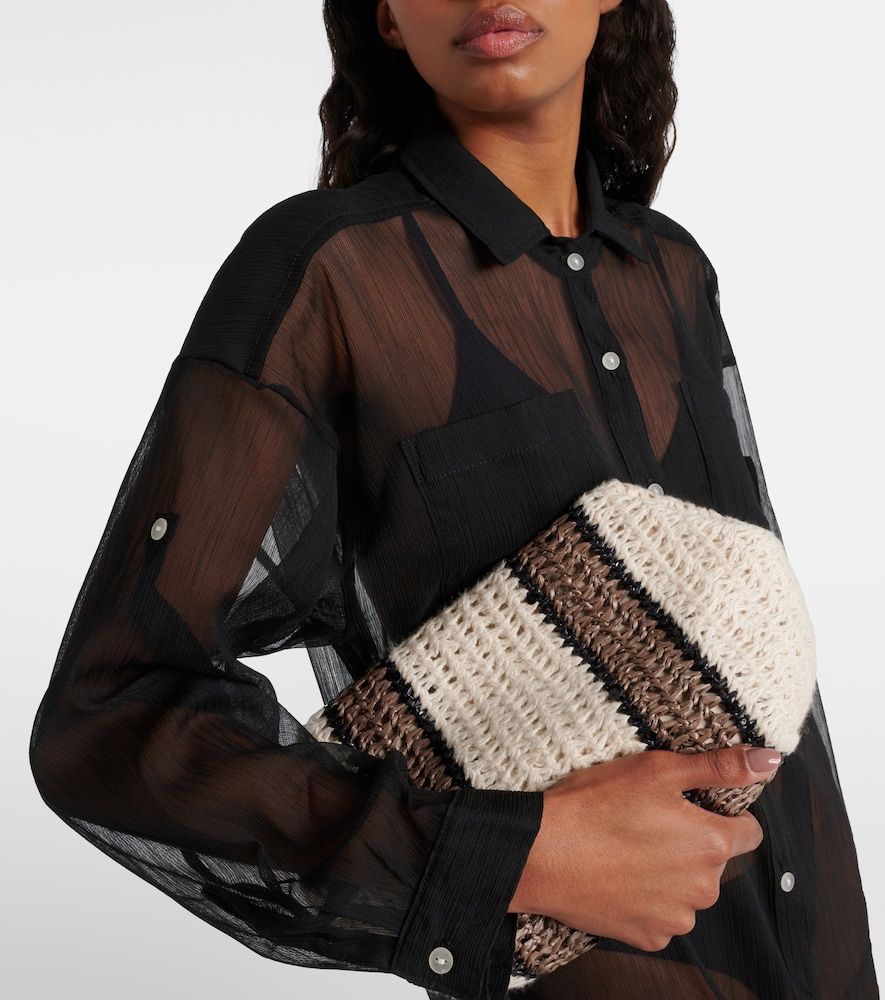 Jade Swim Mika mesh shirt dress - Jade Swim - Modalova