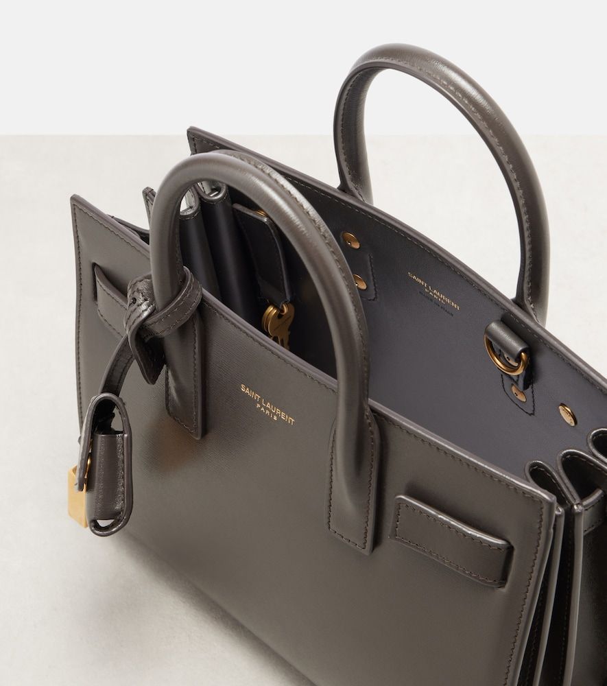 Sac De Jour Nano leather tote bag - Saint Laurent - Modalova