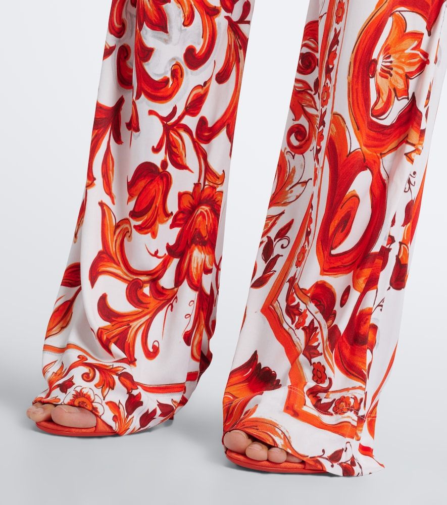 Pantalones anchos Majolica - Dolce&Gabbana - Modalova