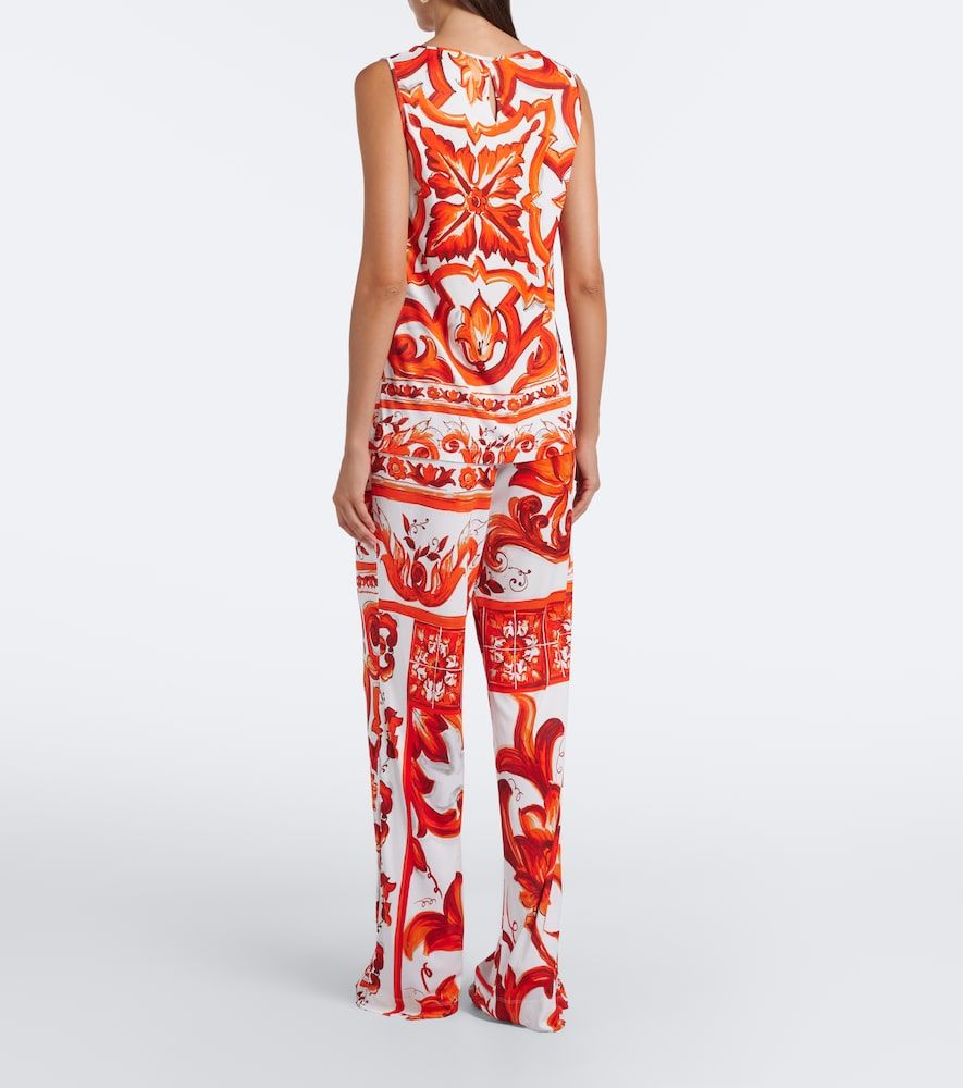 Pantalones anchos Majolica - Dolce&Gabbana - Modalova
