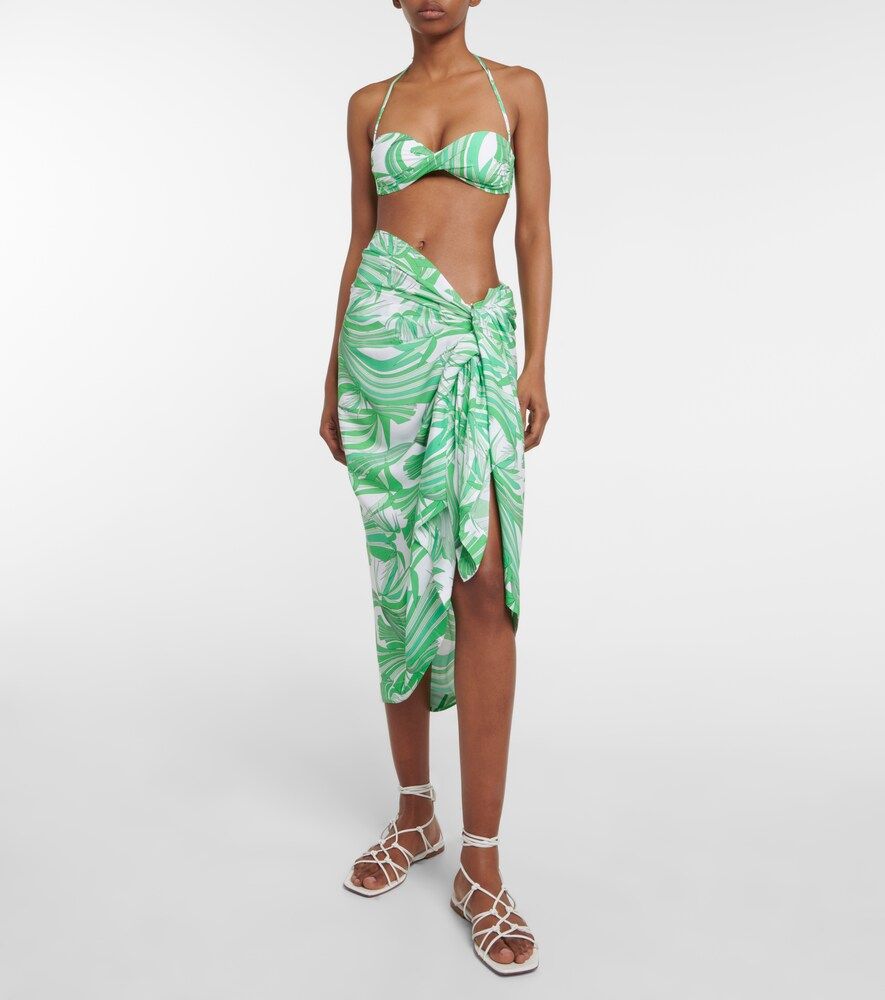 Pareo printed beach cover-up - Melissa Odabash - Modalova