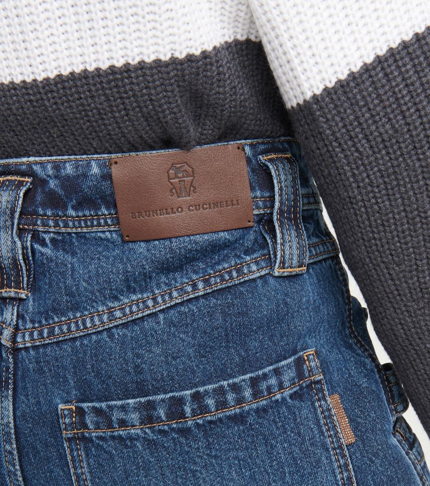 Mid-Rise Wide-Leg Jeans - Brunello Cucinelli - Modalova
