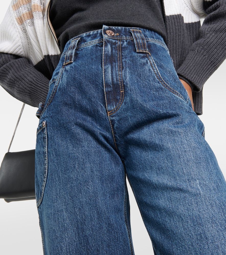 Mid-Rise Wide-Leg Jeans - Brunello Cucinelli - Modalova