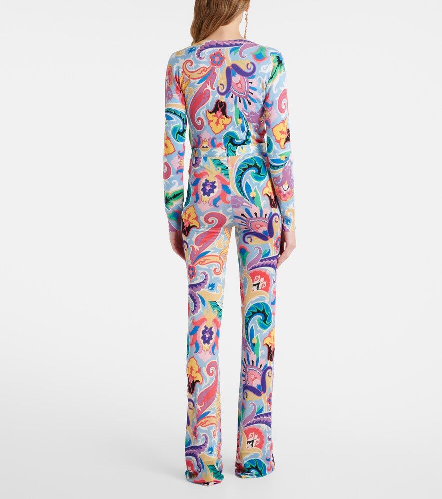 Etro Paisley high-rise flared pants - Etro - Modalova