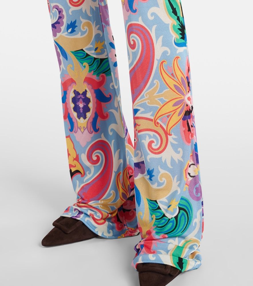 Etro Paisley high-rise flared pants - Etro - Modalova