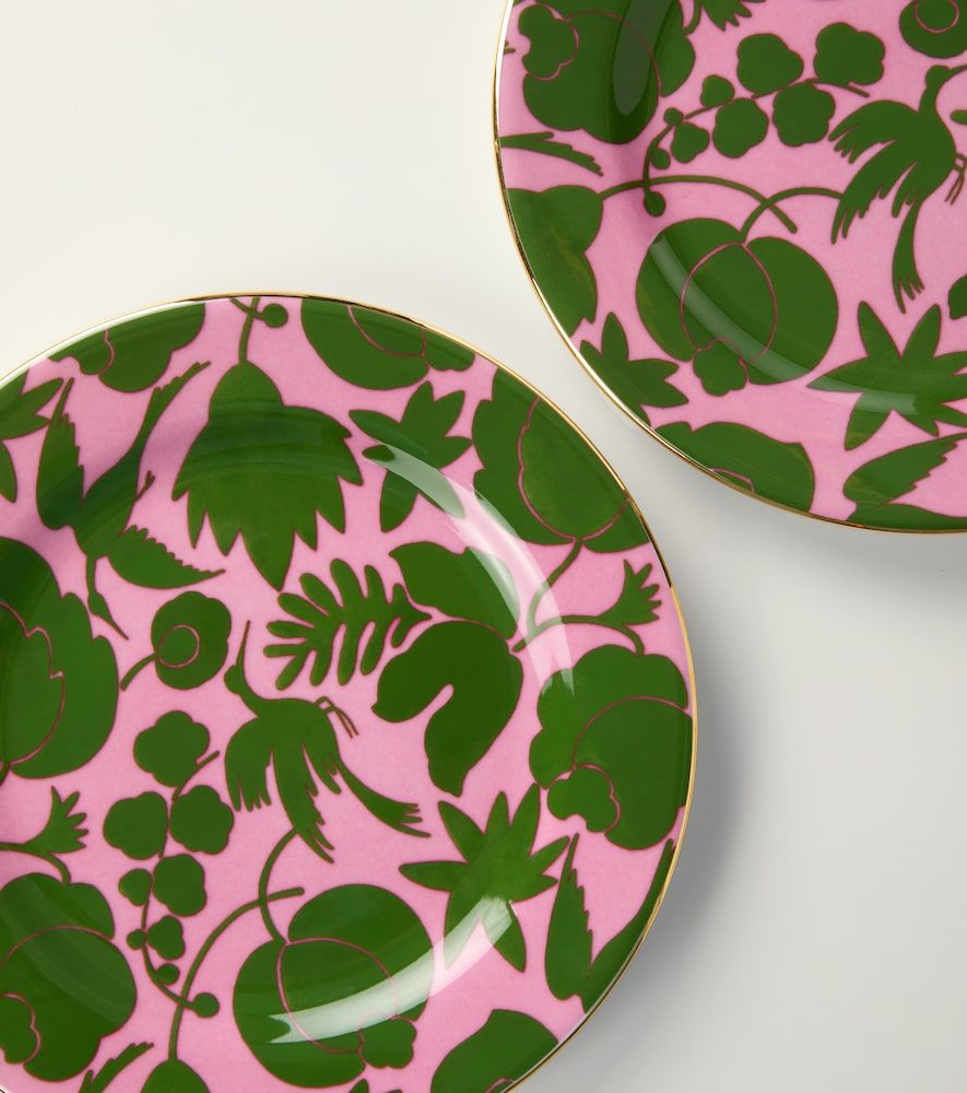 Set de 2 platos de postre Wildbird - La DoubleJ - Modalova