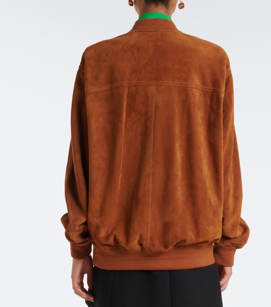 Valentino Caban suede bomber jacket - Valentino - Modalova