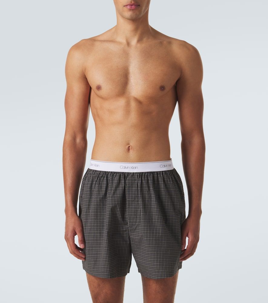 Owen checked cotton boxer briefs - Calvin Klein Collection - Modalova