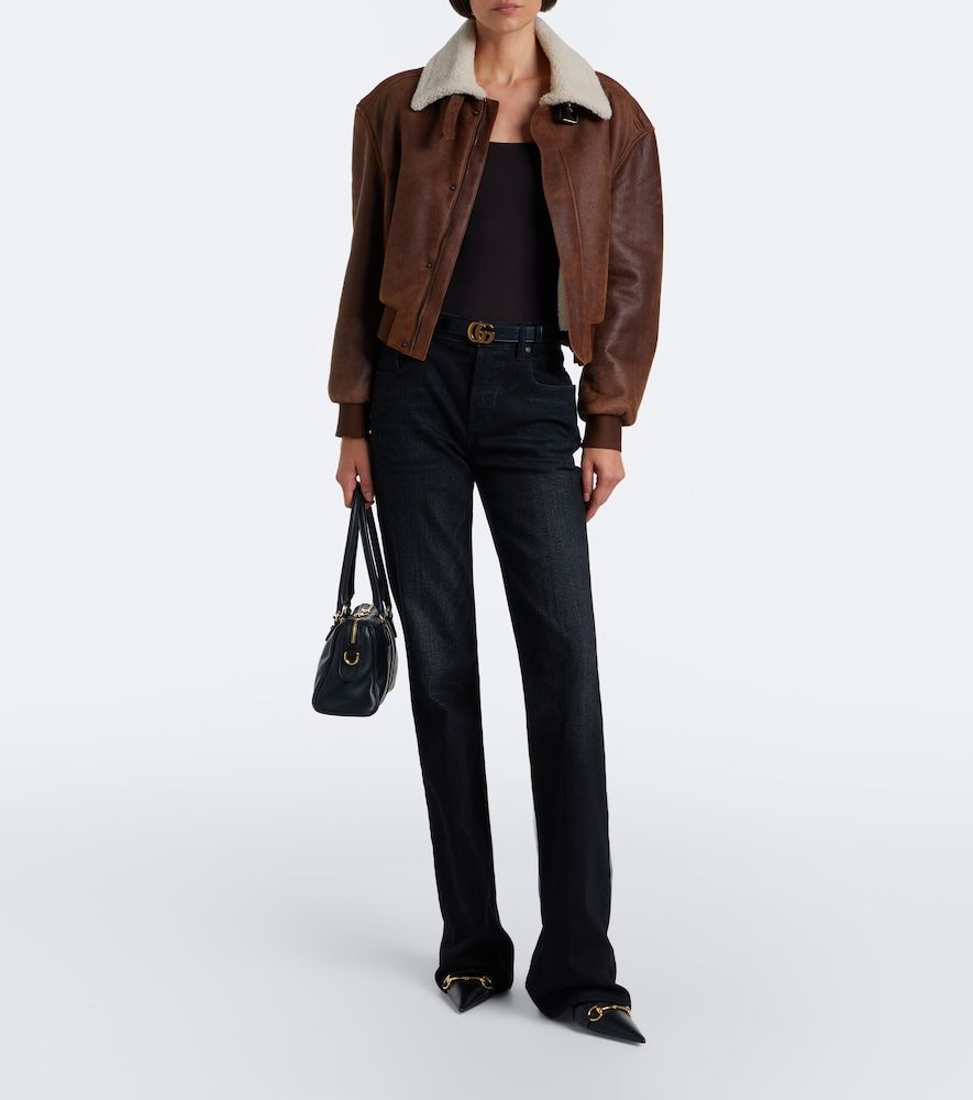 Gucci Jeans flared a vita media - Gucci - Modalova