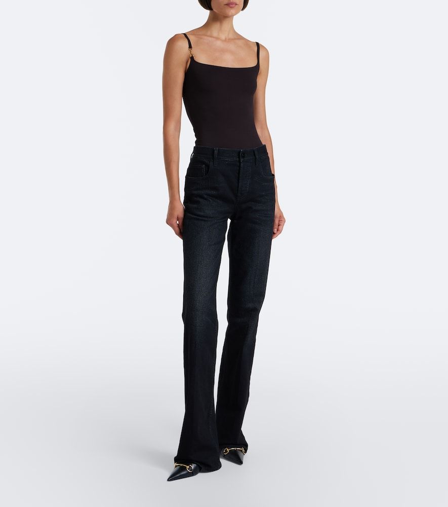 Gucci Jeans flared a vita media - Gucci - Modalova