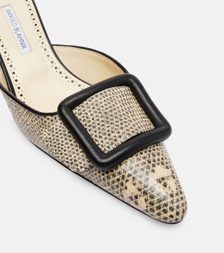 Mules Maysale 50 aus Leder - Manolo Blahnik - Modalova