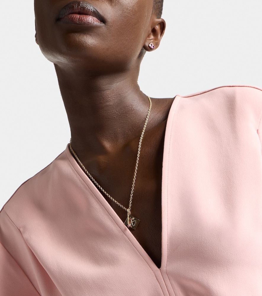 Collar Perfect Match de oro de 14ct con diamantes y rubíes - Sydney Evan - Modalova