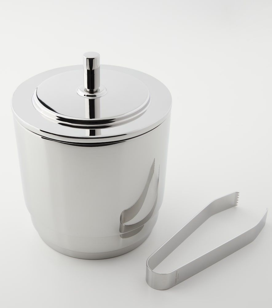 Set di pinze e secchiello per il ghiaccio Manhattan in acciaio inox - Georg Jensen - Modalova