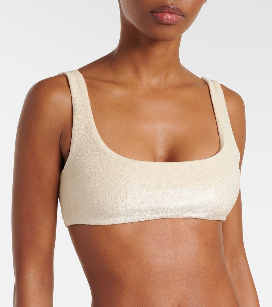Rounded Edges terry bikini top - Jade Swim - Modalova