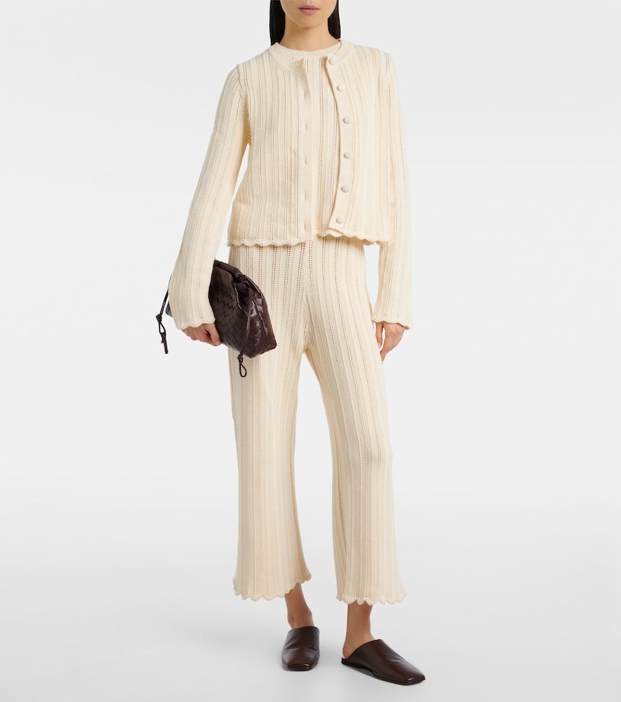 Pantaloni flared di Petey in maglia - Altuzarra - Modalova