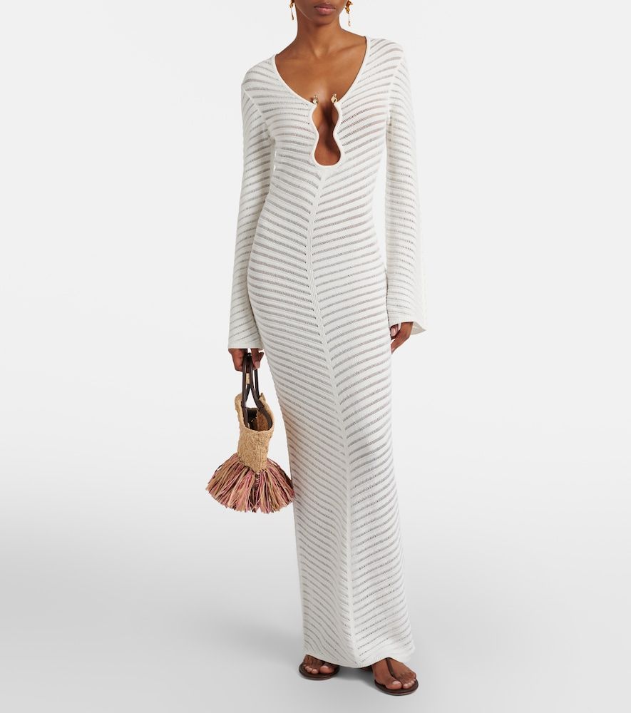 Cassis chevron knitted maxi dress - Rebecca Vallance - Modalova