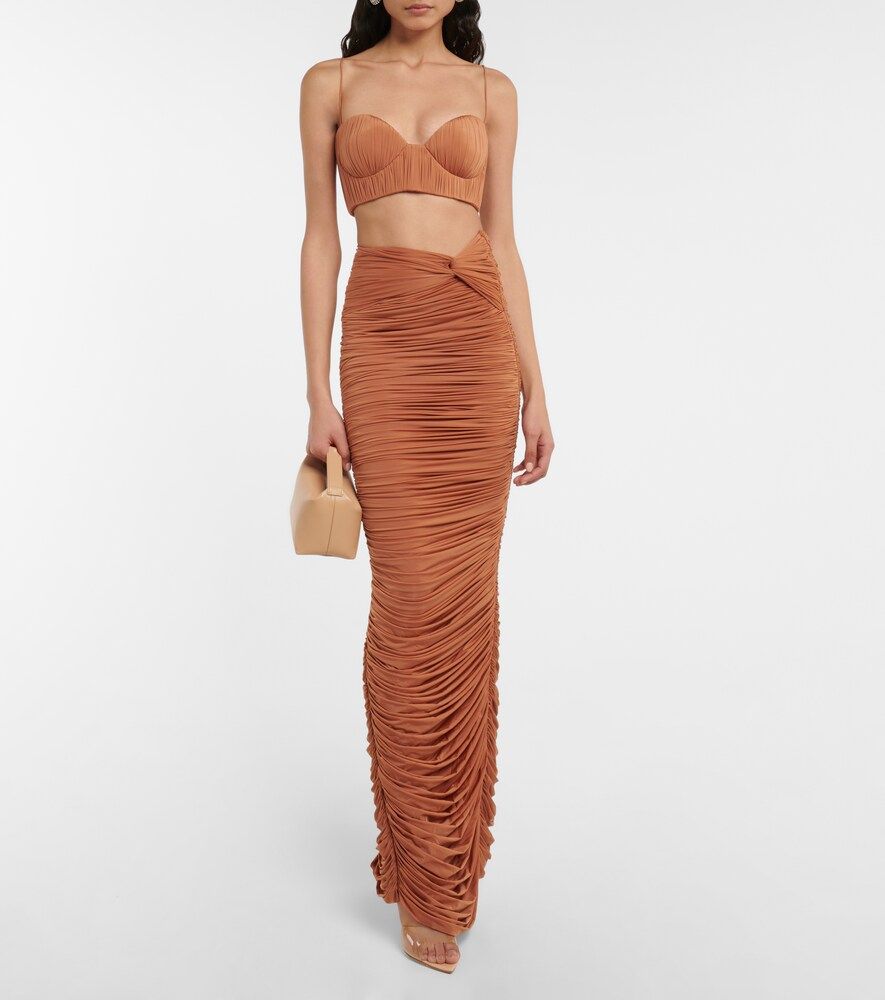 Hartley ruched maxi skirt - Alex Perry - Modalova