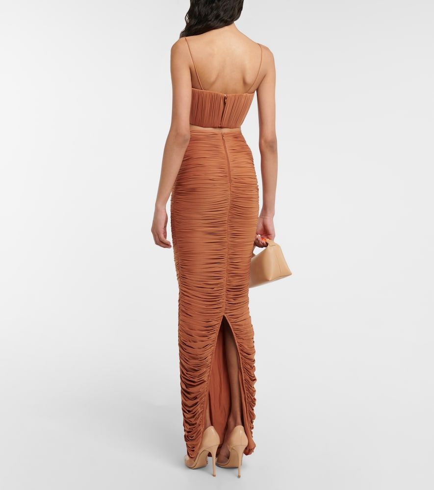 Hartley ruched maxi skirt - Alex Perry - Modalova
