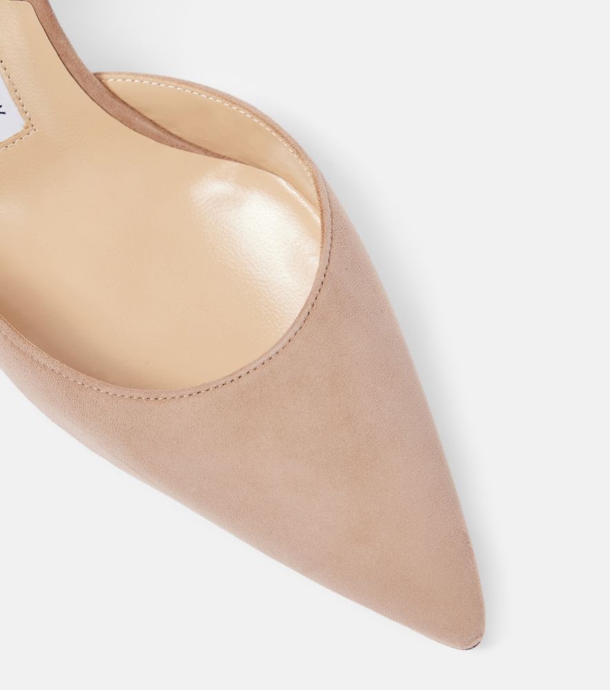 Slingback-Pumps Carolyne 70 aus Veloursleder - Manolo Blahnik - Modalova