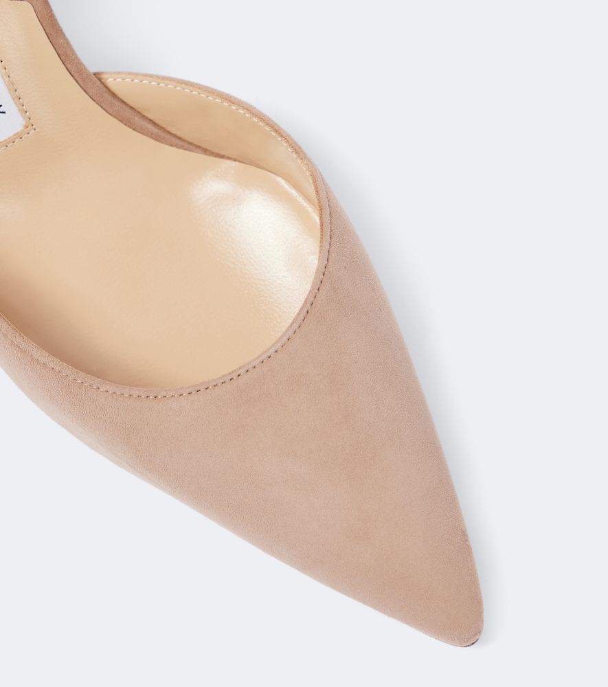Slingback-Pumps Carolyne 70 aus Veloursleder - Manolo Blahnik - Modalova