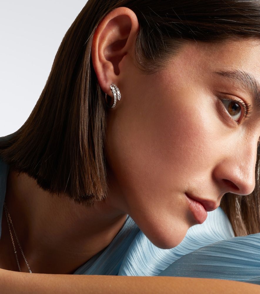 Pendientes Diamond Twist de oro blanco de 18 ct con diamantes - Bucherer Fine Jewellery - Modalova