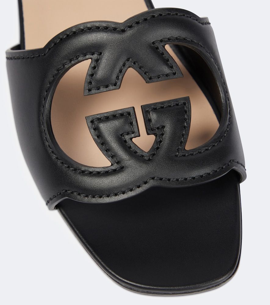 Sandali Interlocking G in pelle - Gucci - Modalova