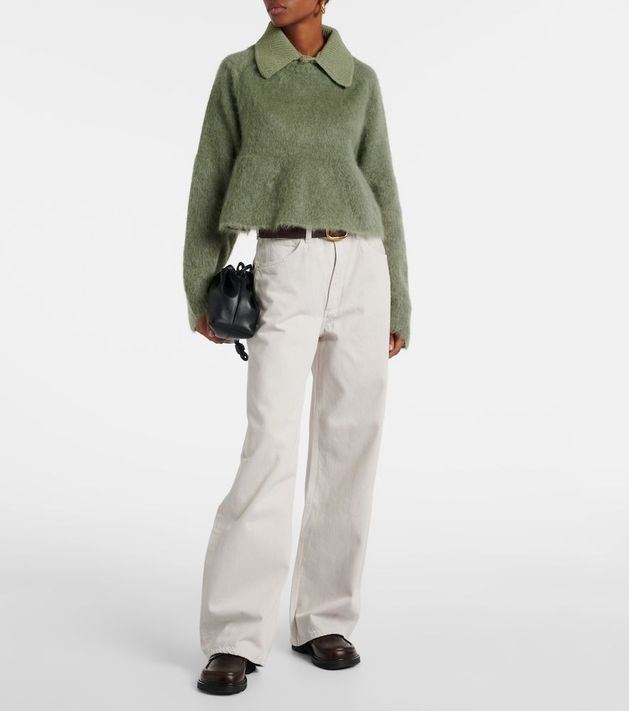 Jeans Low Curve a gamba larga e vita media - Agolde - Modalova